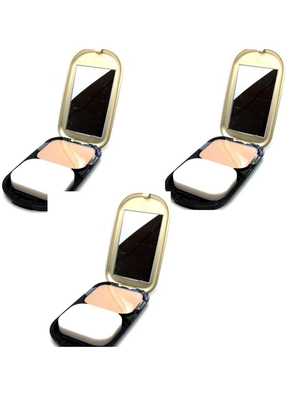 Max Factor Facefinity Compact Foundation No. 8 Toffee SPF 15 3 Pack New